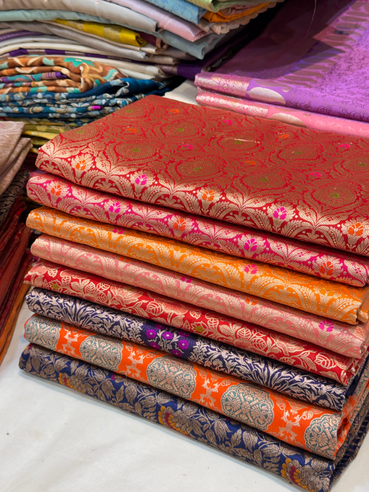 Pure Katan Silk-Brocade