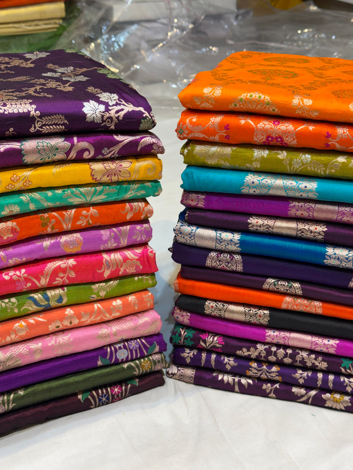Pure Katan Silk-Meenakari