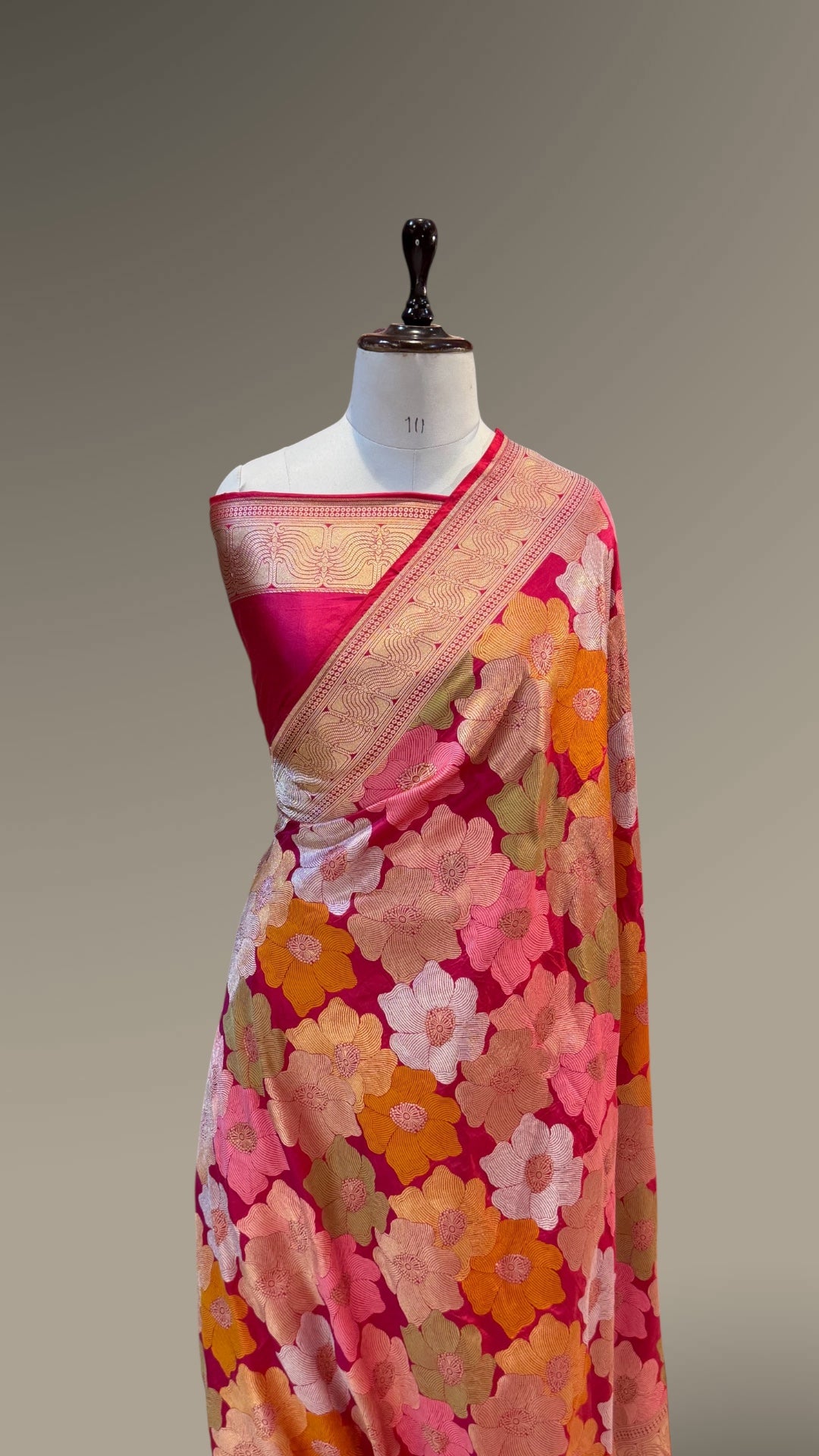 Prebook | Rani Pink Exclusive Pure Banaras Katan Silk Rangkaat Saree