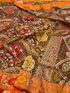 Cheeku 100% Pure Ektara Banarasi Kora Jamdani Saree