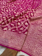 100% Pure Khaddi Georgette SHIKARGAH Saree