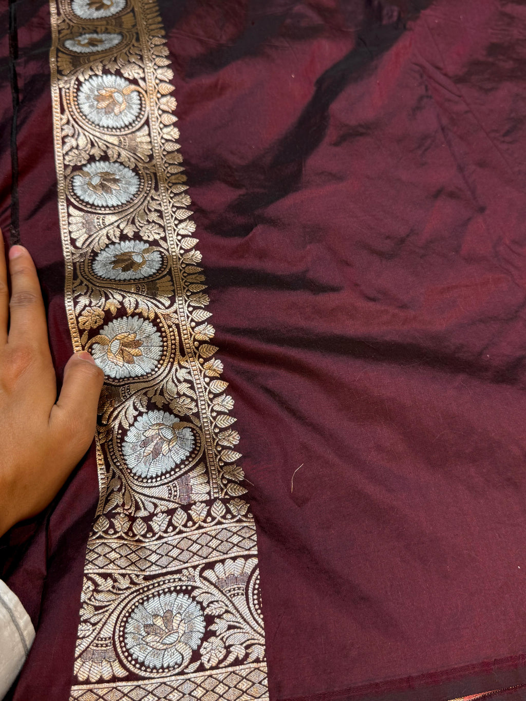 Prebook | Coffee Brown 100% Pure Banarasi Katan Silk Meenakari Saree