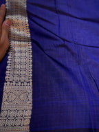 Royal Blue 100% Pure Banarasi Katan Silk Brocade Saree