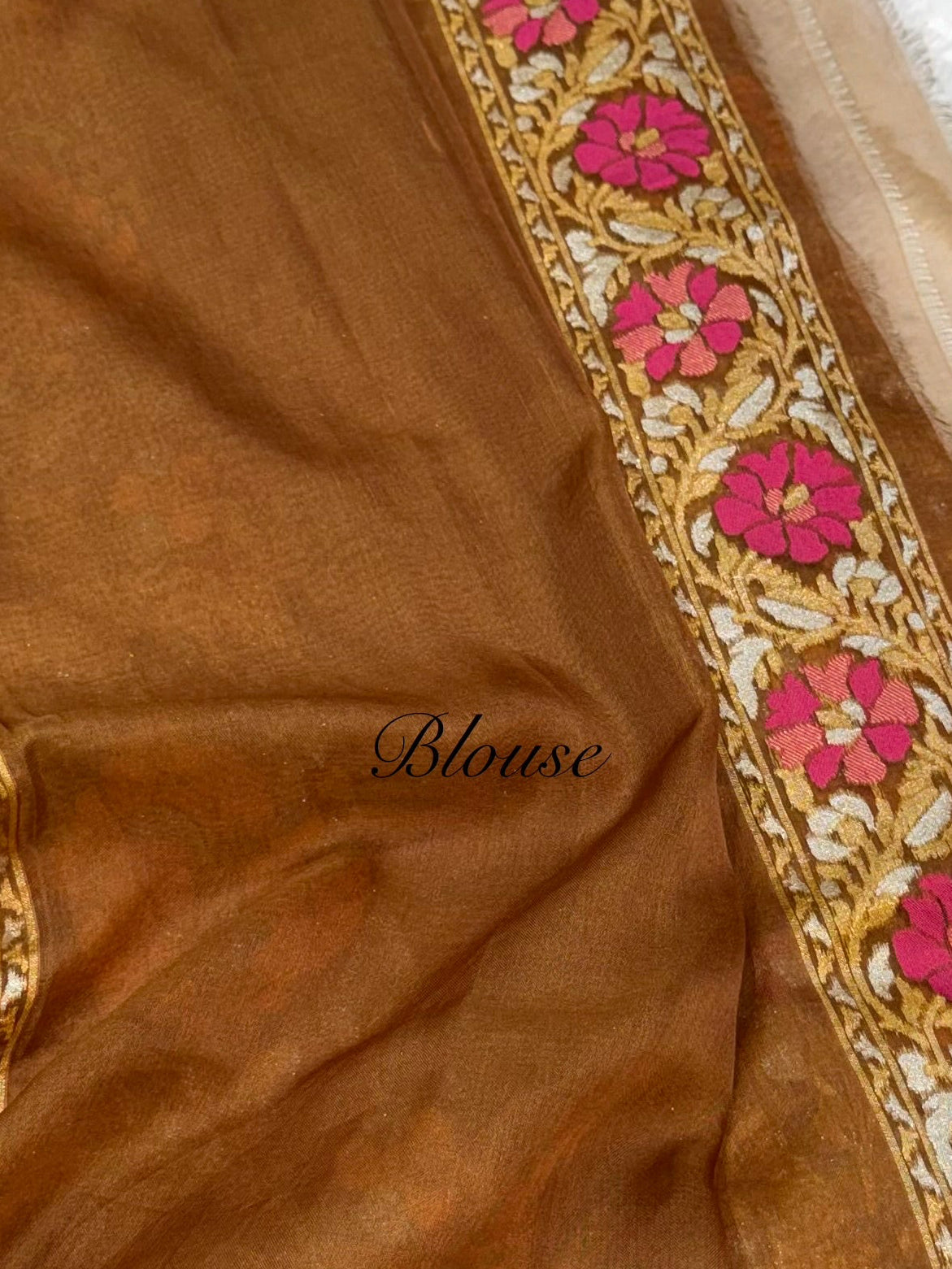 Cheeku Pure Ektara Banarasi Kora Jamdani Saree