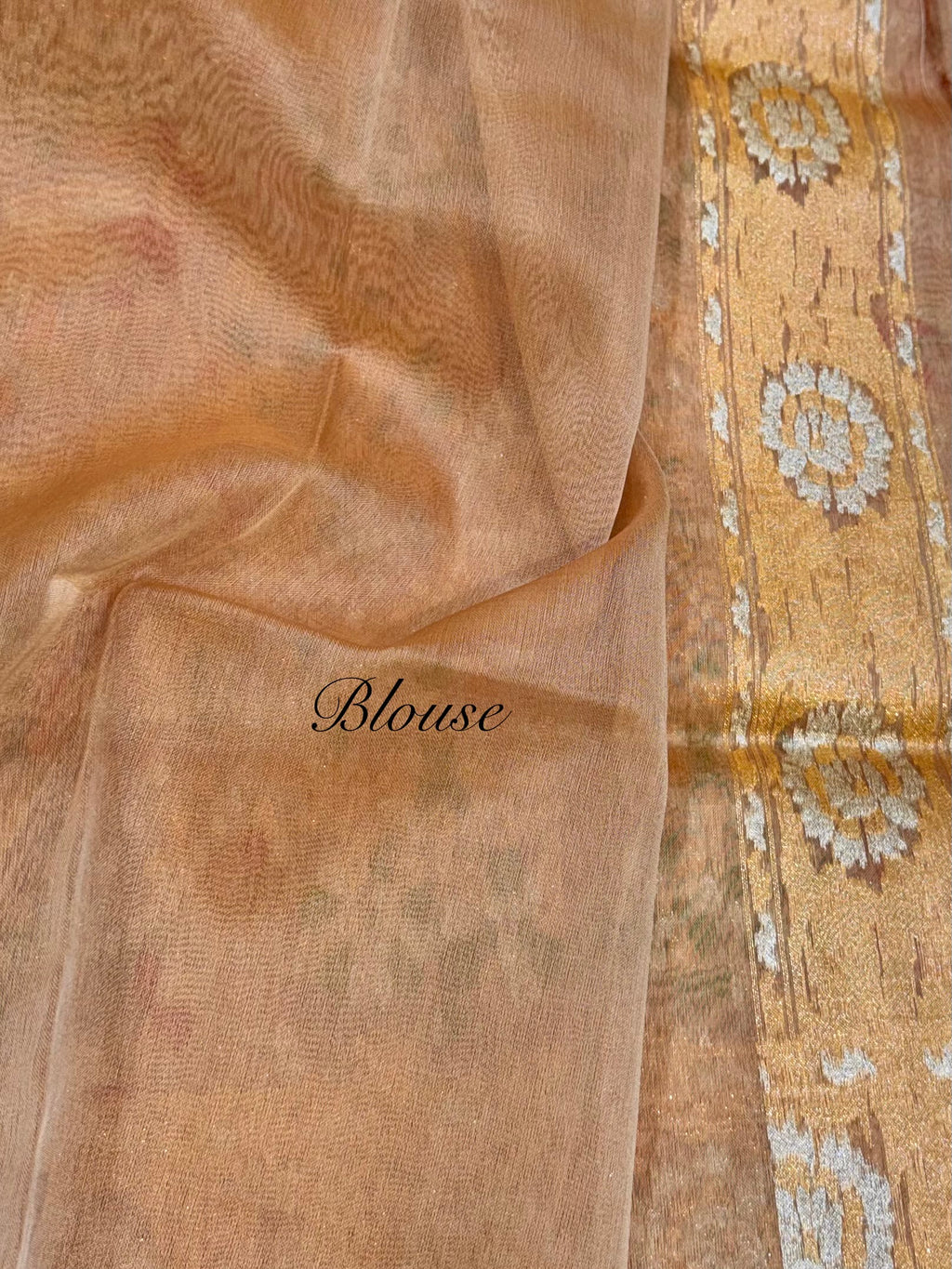 Prebook | Beige Pure Ektara Banarasi Kora Jamdani Saree