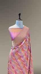 Prebook | Lilac 100% Pure Banaras Katan Silk Rangkaat Saree