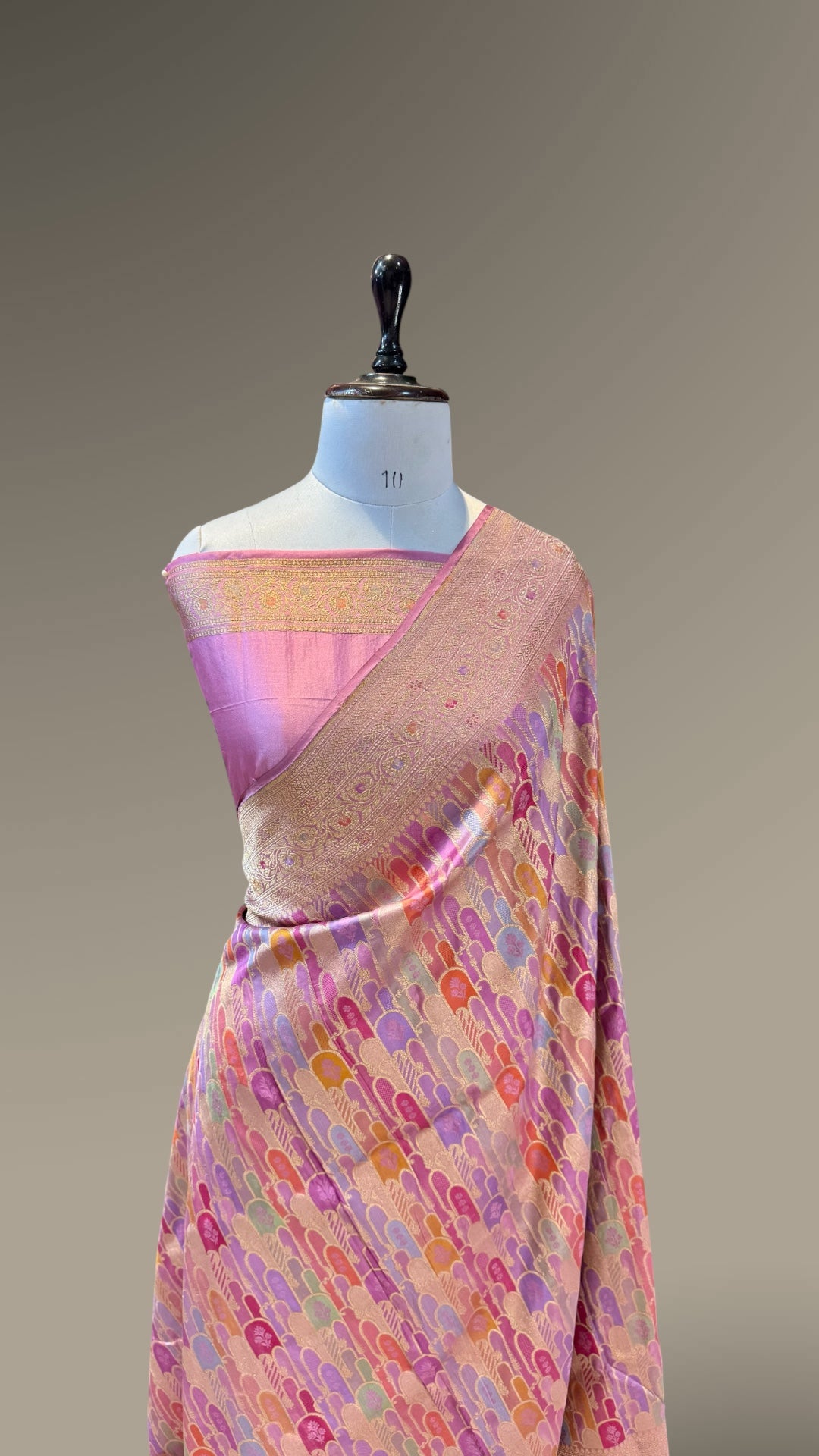 Prebook | Lilac 100% Pure Banaras Katan Silk Rangkaat Saree