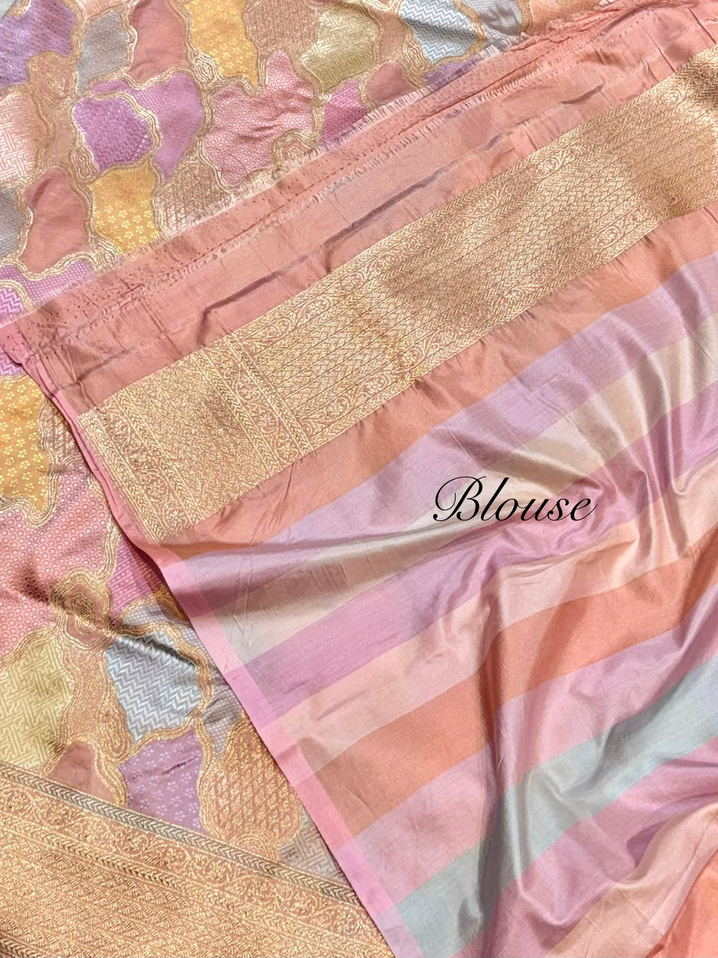 Prebook | Peach Exclusive Pure Banaras Katan Silk Rangkaat Saree
