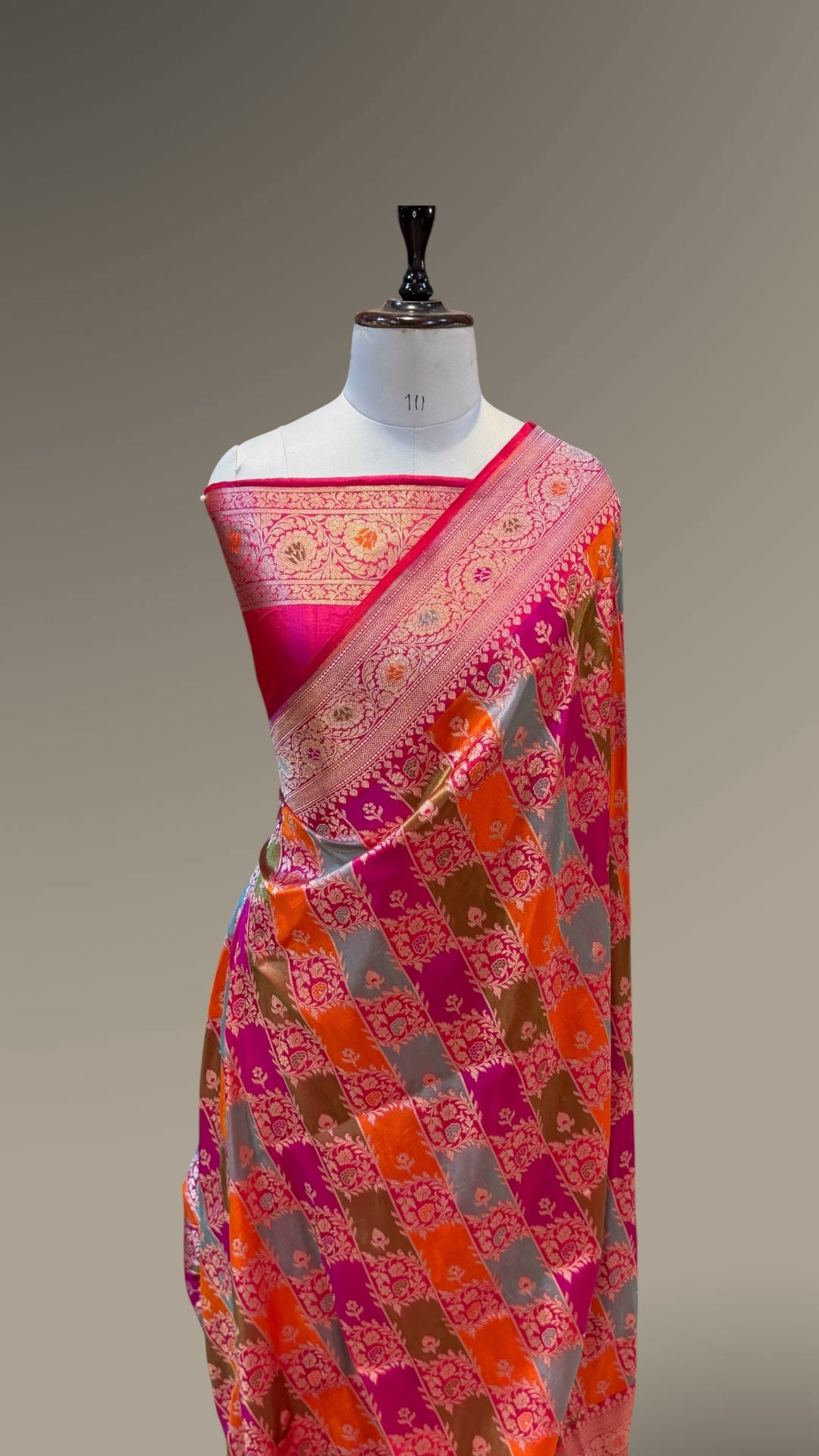 Prebook | Rani Pink Exclusive Pure Banaras Katan Silk Rangkaat Saree