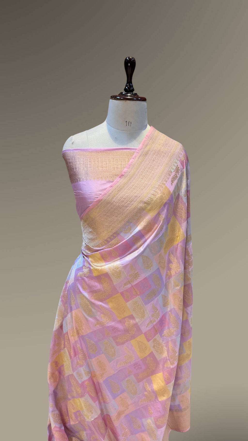 Prebook | Lavender Exclusive Pure Banaras Katan Silk Rangkaat Saree