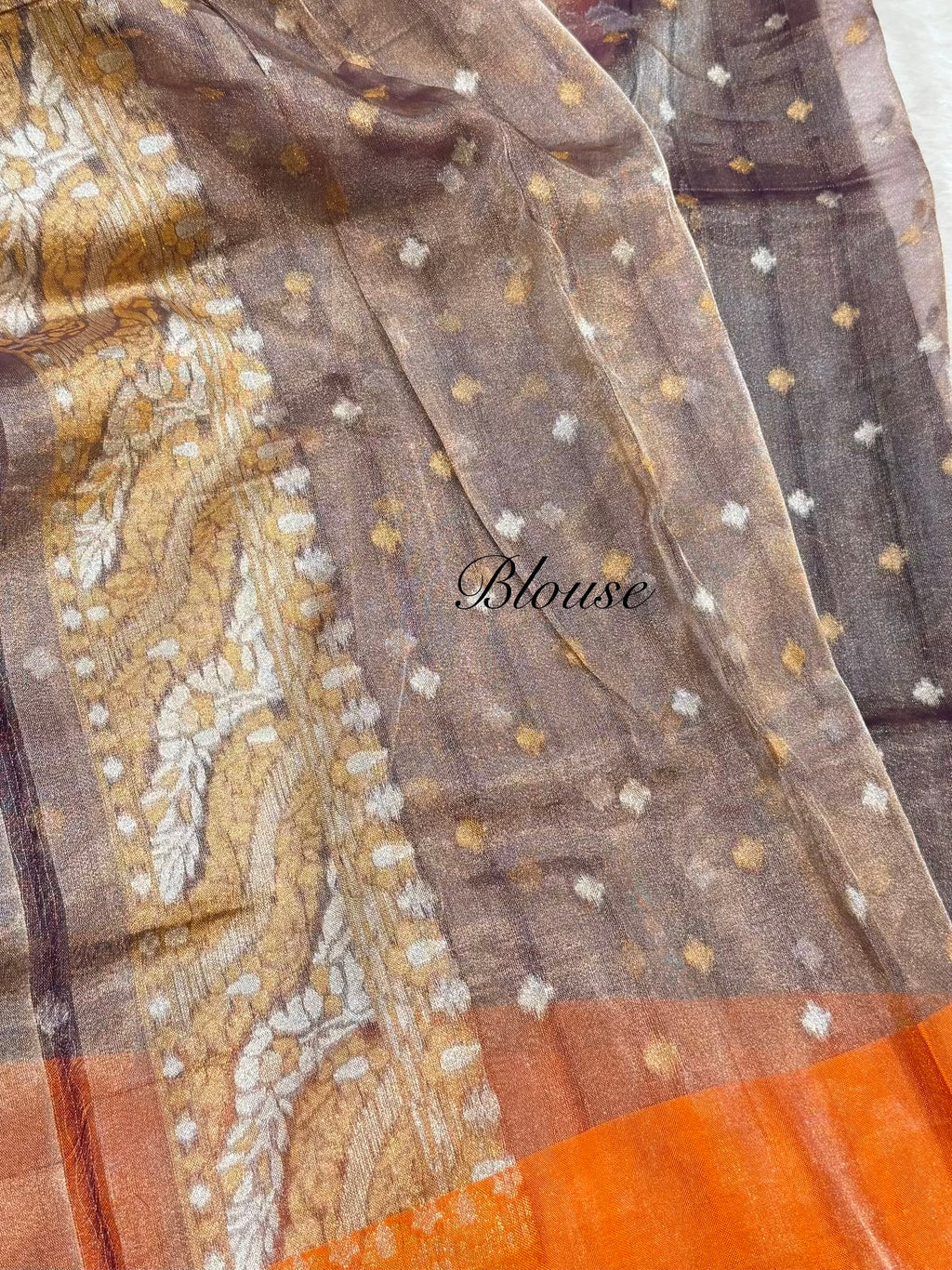 Prebook | Dark Blue Pure Banarasi Ektara Kora Jamdani Saree