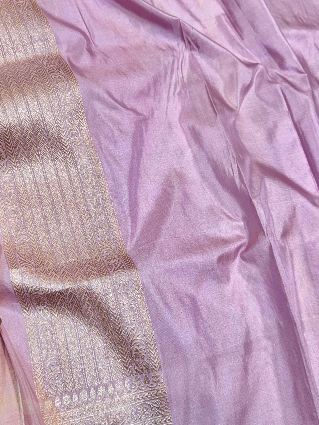 Prebook | Lilac Exclusive Pure Banaras Katan Silk Rangkaat Saree