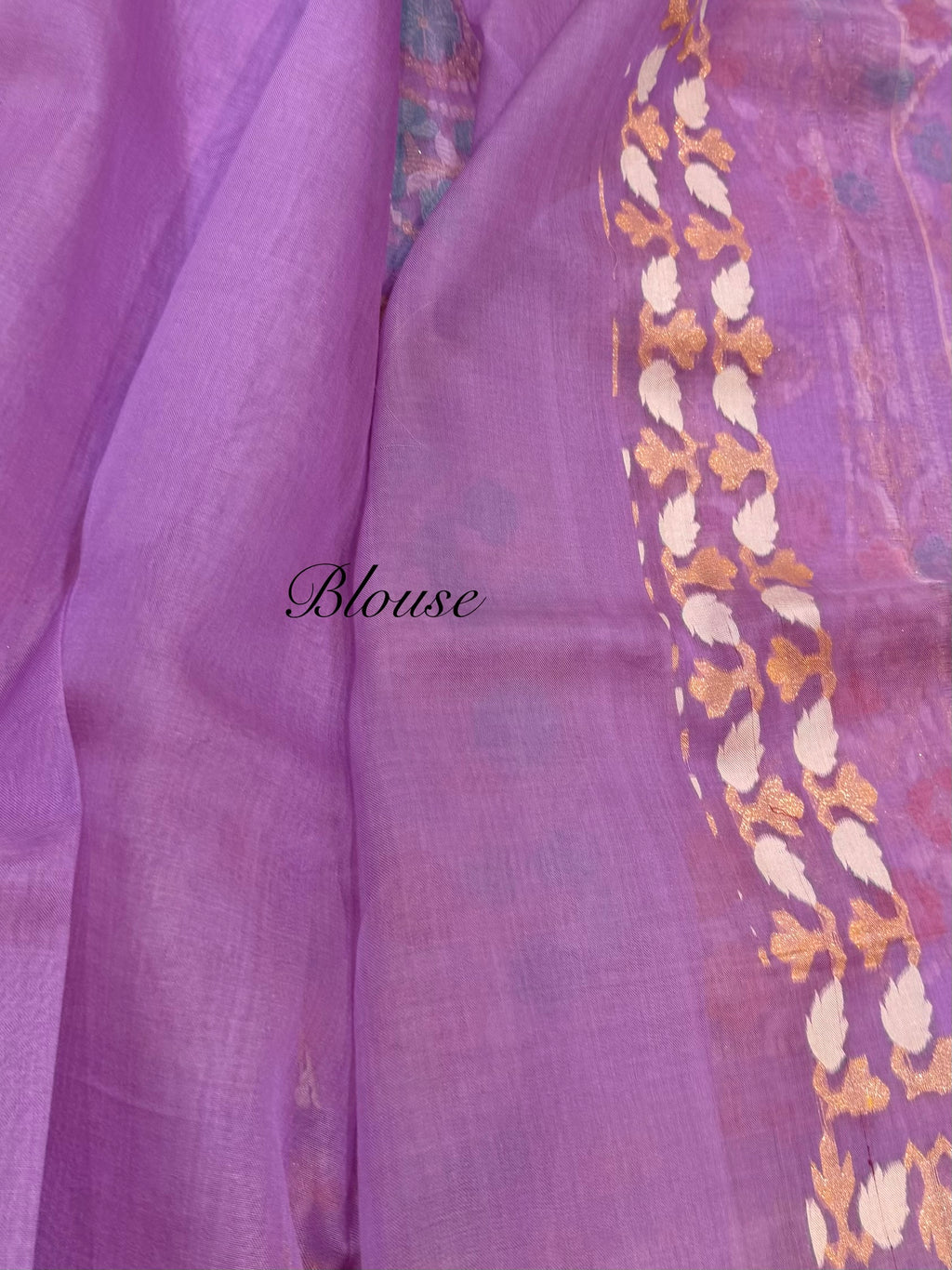 Prebook | Lavender Banarasi Ektara Kora Jamdani Saree