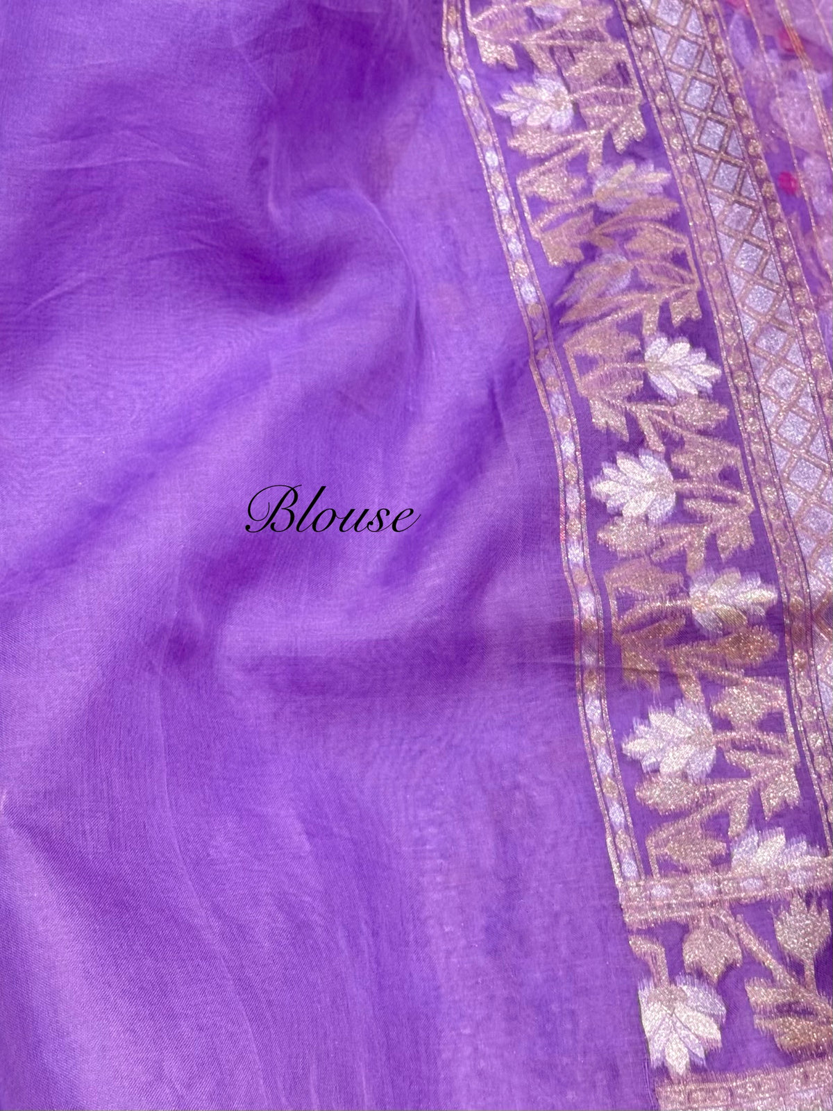 Prebook | Lavender Pure Banarasi Ektara Kora Jamdani Saree