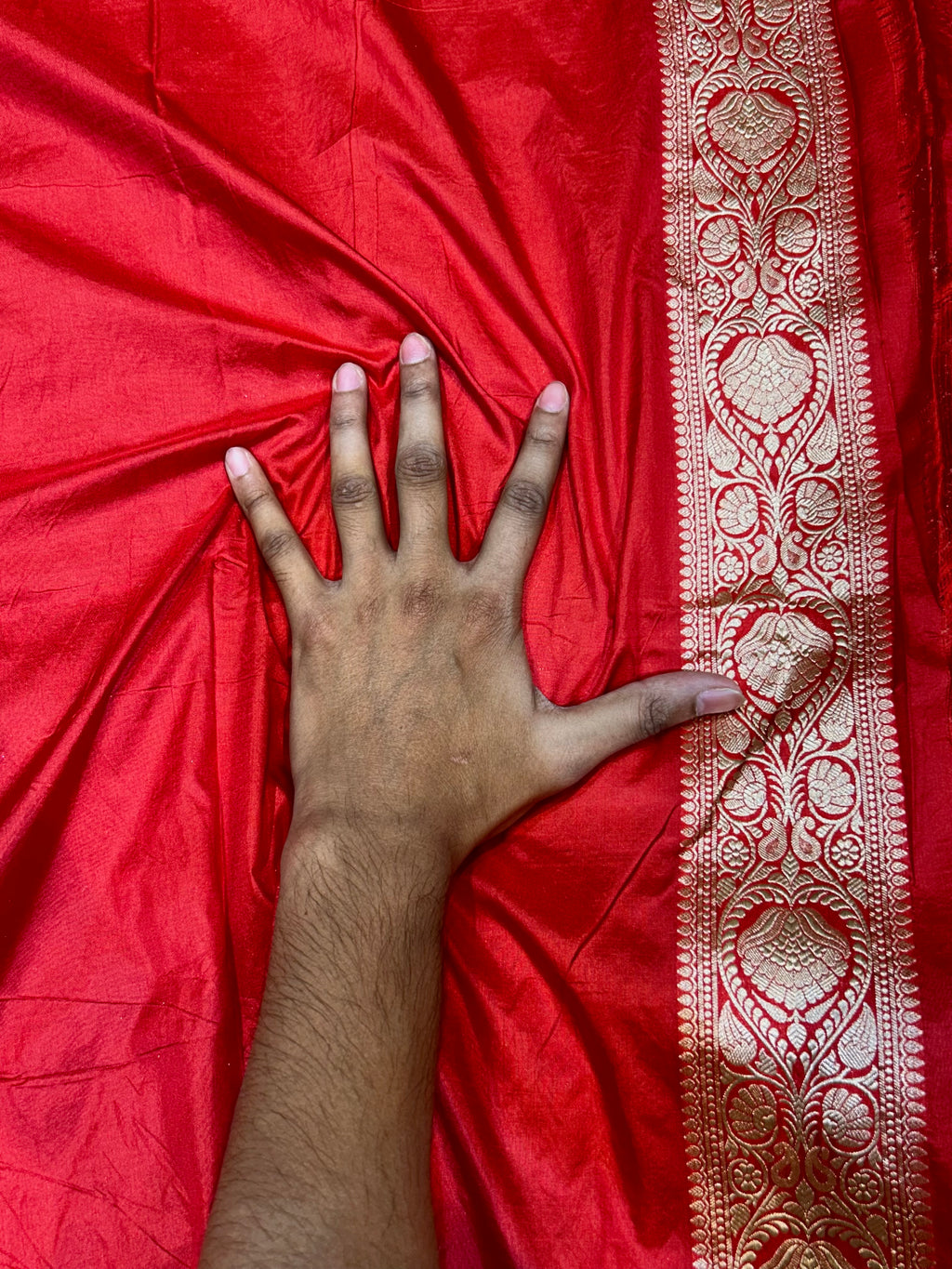 Prebook | Red Pure Banarasi Katan Silk Saree