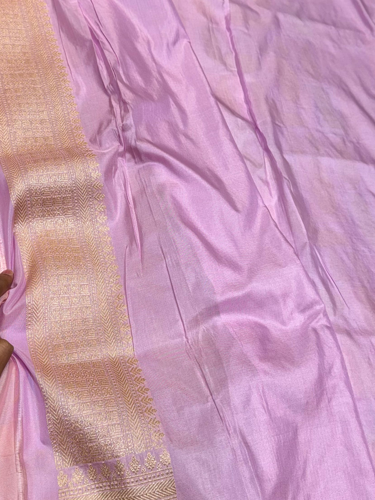 Prebook | Lavender Exclusive Pure Banaras Katan Silk Rangkaat Saree