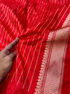 100% Pure Banaras Katan Silk Handloom Handwoven Pattu Saree