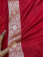 Prebook | Aishwarya Rai | Maroon 100% Pure Banarasi Katan Silk Saree