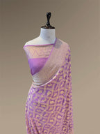 100% Pure Khaddi Georgette SHIKARGAH Saree
