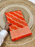 Prebook | Fanta Orange 100% Pure Banarasi Katan Silk Saree
