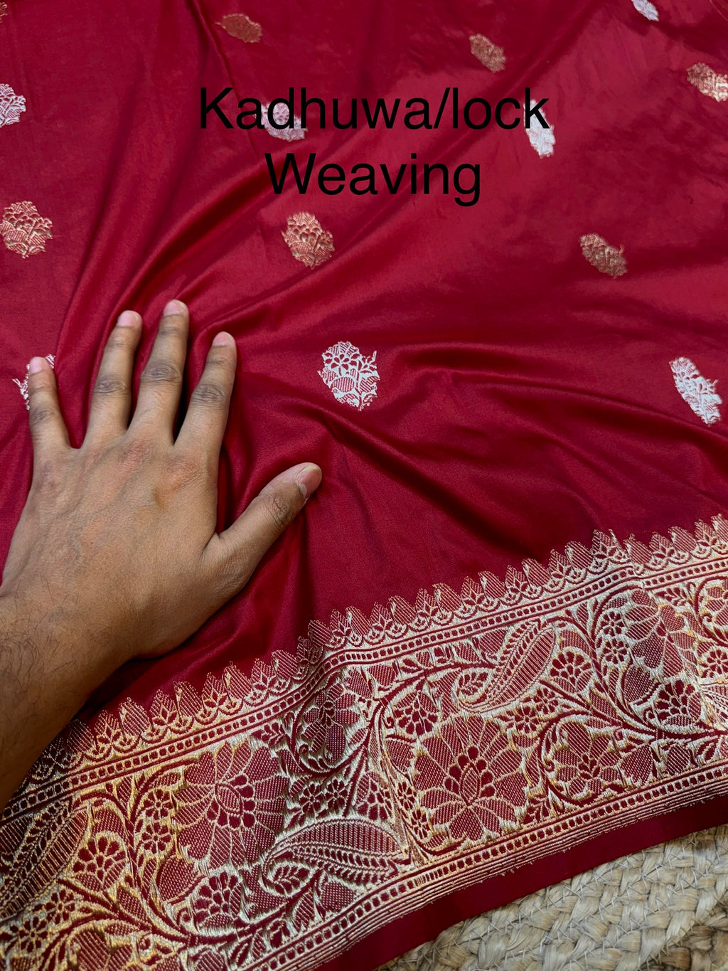 Prebook | Maroon 100% Pure Banaras Katan Silk Handloom Handwoven Pattu Saree