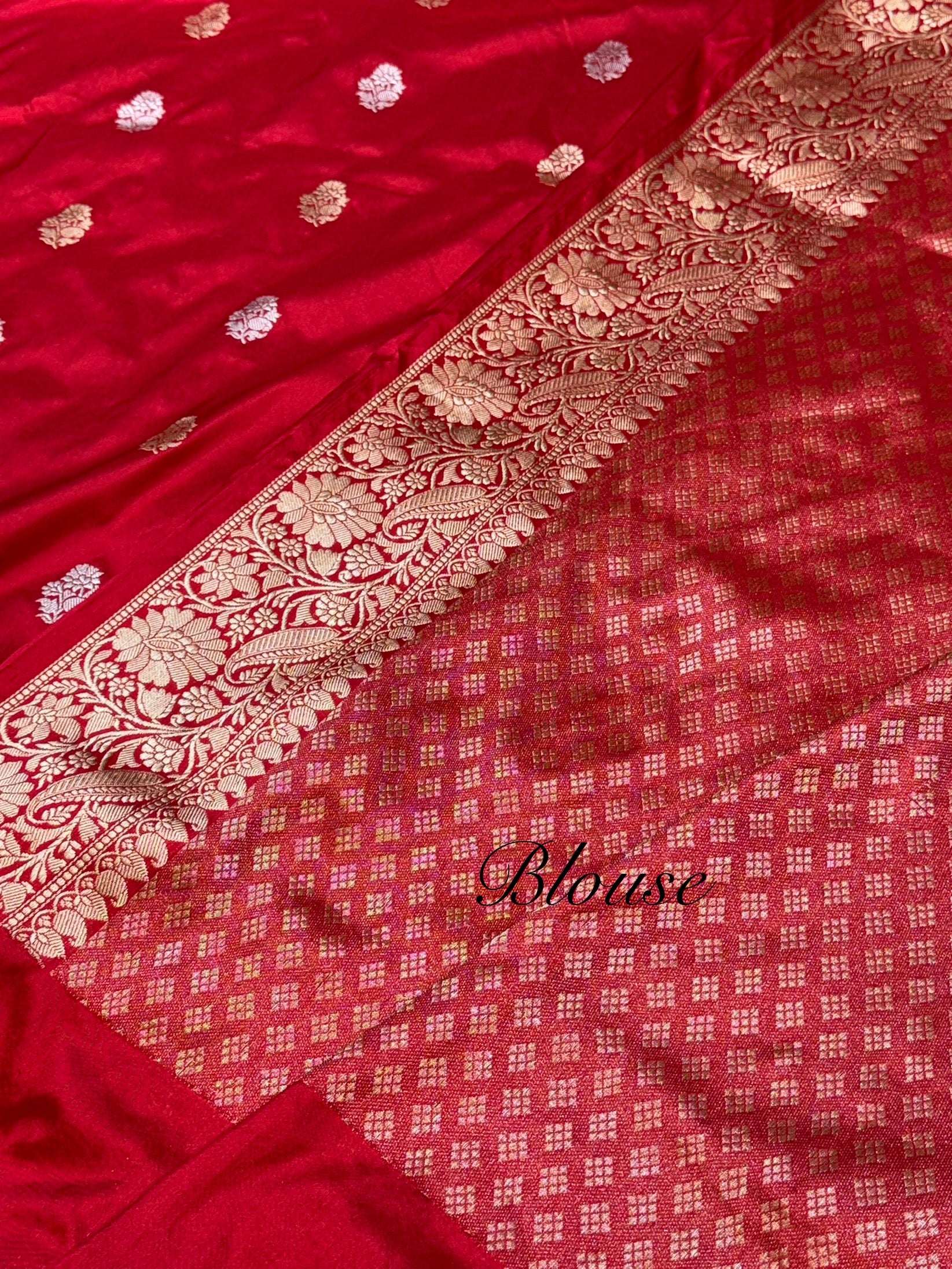 Prebook | Bridal Red 100% Pure Banaras Katan Silk Handloom Handwoven Pattu Saree