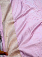 Prebook | Pastel Lavender Exclusive Pure Banaras Katan Silk Rangkaat Sareea