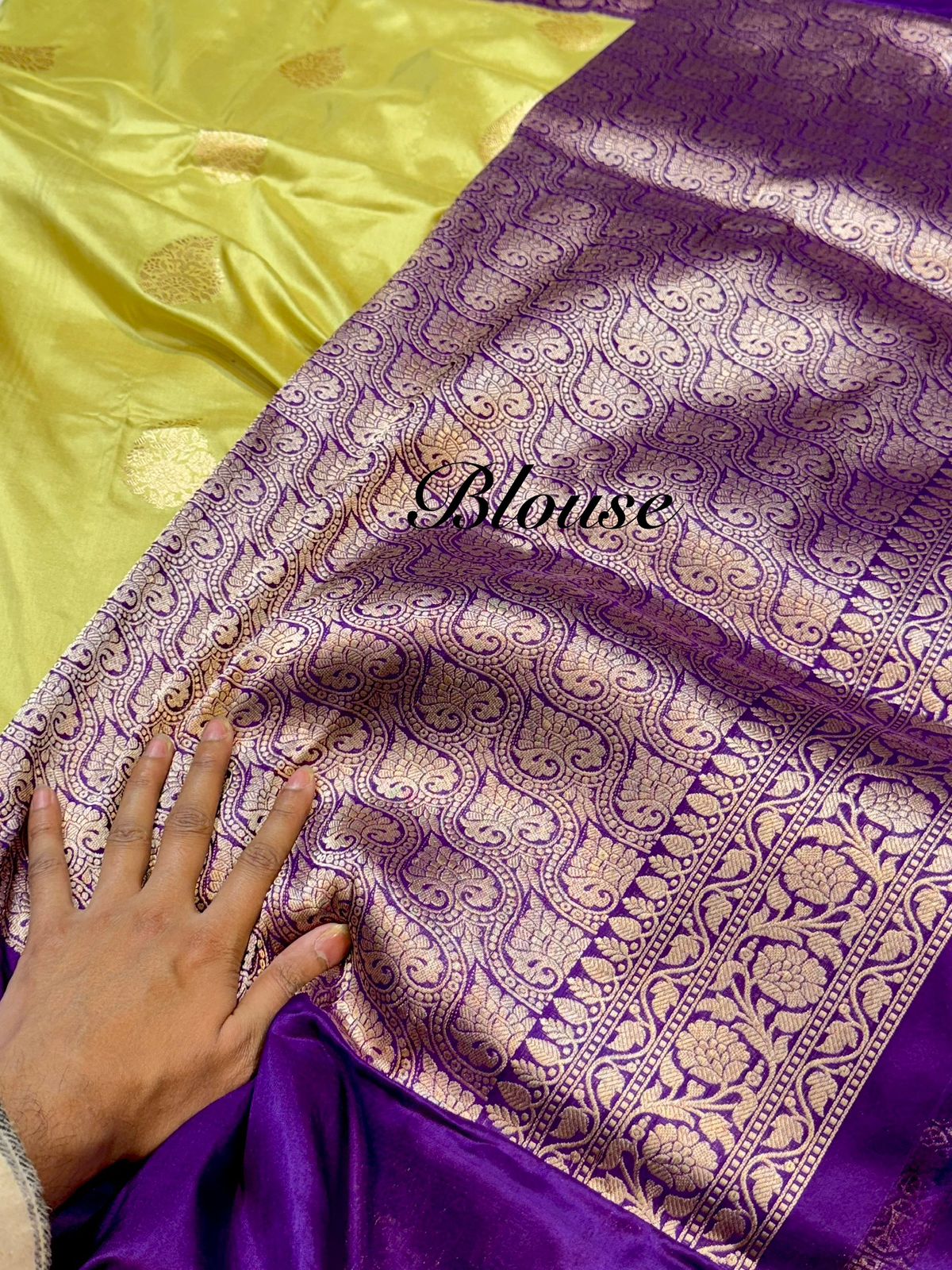 Pure Banaras Katan Silk Handloom Handwoven Pattu Saree