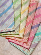 Organza Silk Partywear Banaras Embroidered Lightweight Sarees